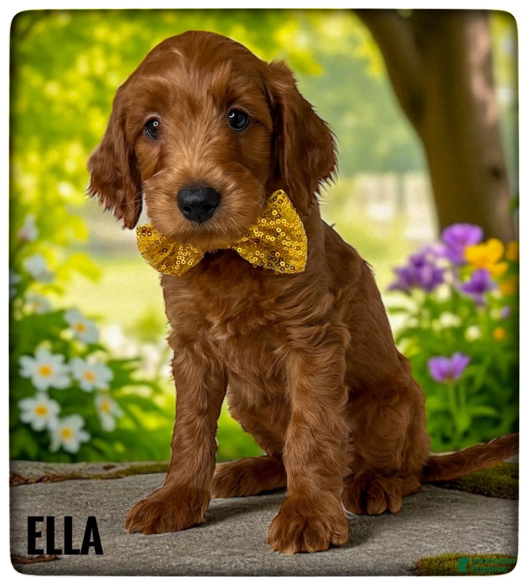 Goldendoodle dogs for sale: Ella Yellow Collar - Image 2